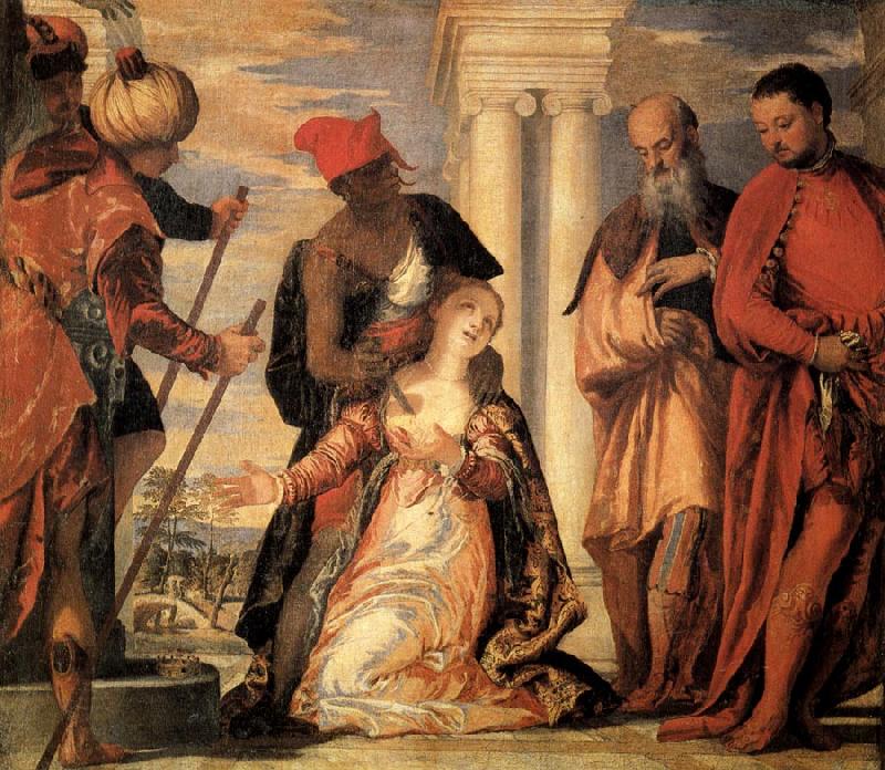 Paolo Veronese The Martyrdom of St.Justina oil painting picture